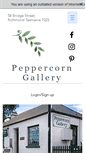 Mobile Screenshot of peppercorngallery.com.au